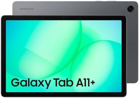 Samsung Galaxy Tab A11+ 128GB, Tableta con IA, Pantalla de 11" con 90 Hz, 6GB de Memoria, Altavoces Cuádruples Dolby, Garantía del Fabricante 3 Años + 1 Año Extra, Gris (Versión Española)