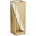 Stojak Parasole Nowoczesny Metalowy Stojak na Parasole do Wewnątrz Przedpokoju, Wydrążony Zewnętrzny Uchwyt na Parasole, Dom Patio Apartament Przedpokój Kosz na Parasole (Color : Gold)