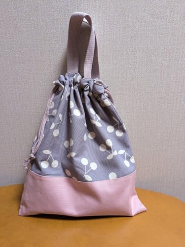 さくらんぼヌビ　レッスンバッグ　上靴袋　お着替え袋　セット さくらんぼヌビ レッスンバッグ 上靴袋 お着替え袋 セット