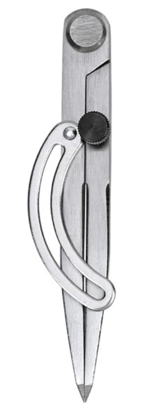 Kreis-Zeichenwerkzeug, kreisförmiges Messgerät-Set, Abstandskompass, verstellbares Lederhandwerk, rotierendes Geometrie-Set mit for die Schule | 150 mm