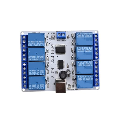 Relais de commande 8 canaux 12 V pour automatisme industriel et carte de prototypage