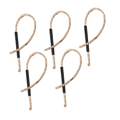 GOOHOCHY 5pcs Flame Fire Rope Camping Fire Starter Tool Jute for Outdoor Adventure