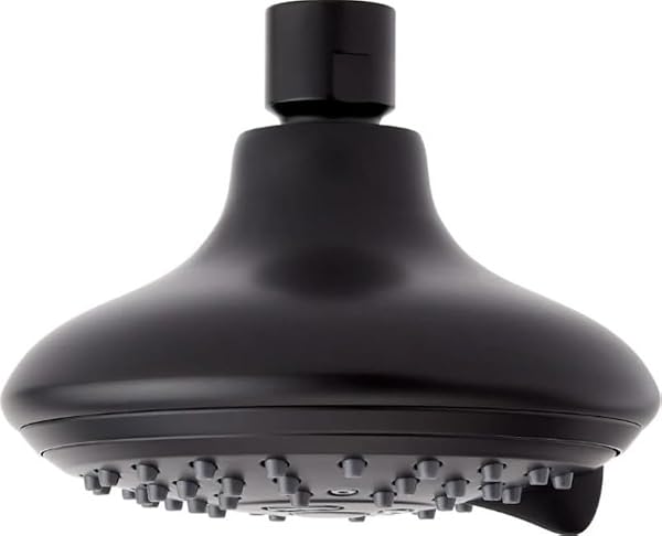 Signature Hardware 948950-5-1.8 FundamentALL 4-1/2" Round Multifunction 1.75 GPM Shower Head - Matte Black by Signature Hardware - Used condition - Image 4