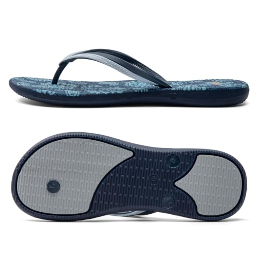 Image of VOVEA Flip Flops For Women Non-Slip Bathroom Shower Shoes Cushion foam Indoor and Outdoor Sandals
