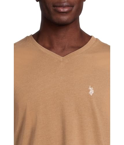 Image of U.S. Polo Assn. Men's Solid V‑Neck T-Shirt