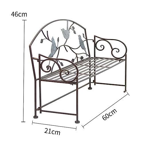 Panca da Giardino in Ferro Battuto per