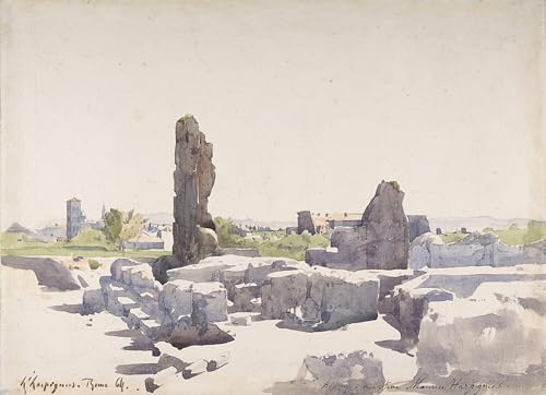Affiche Toile Colisée Henri Harpignies pour Décoration Murale Salon