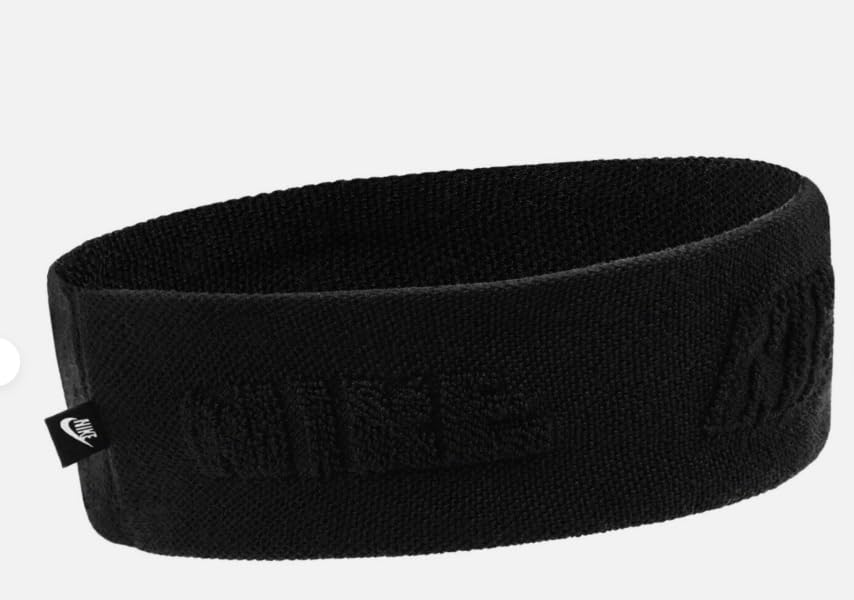 Image of NIKE Premier Training Sport Headband - Thick, Soft, Cotton Blend, Moisture-Absolving