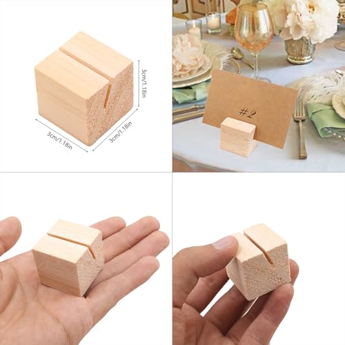 Supports en bois pour numéros de table : facilitez le placement de vos invités