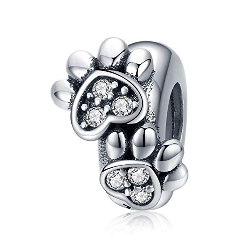 Image of ARTCHARM 925 Sterling Silver Stopper Beads Spacers Charms fits European DIY Bracelet, Personalized Gifts for Mothers Day /Birthday /Christmas