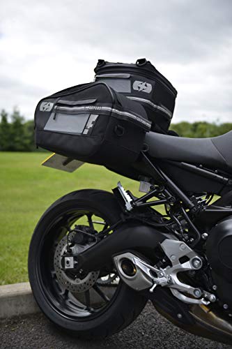 Oxford Alforjas F1 P45 45L para Motocicleta Negro/Gris miniatura 5