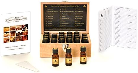 Whisk(e)y Aroma Masterclass Kit in Wooden Box - 24 Signature Aromas + Instruction Guide