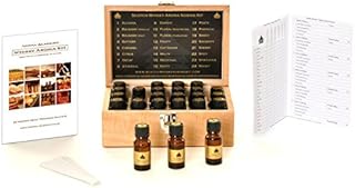 Whiskey Aroma Recognition Training Kit in a Wooden Box - 24 Signature Aromas of Scotch and Irish Whiskey