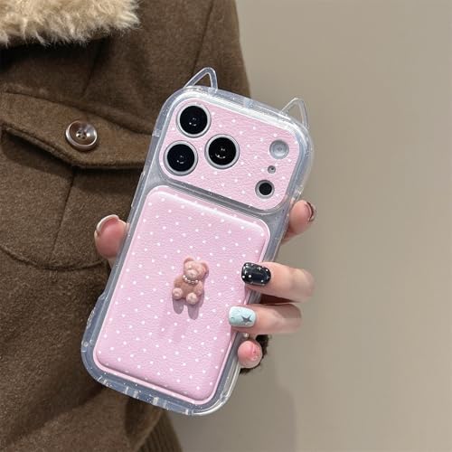 �yWAYYWP�z�K�p iPhone 17 �P�[�X ����郉������ ���ʖ͗l �h�b�g�� ���� �˂��݂� �l�R �L���f�U�C�� ��phone17 �P�[�X �t���J�o�[ �x�A �N�} �p�[�� �n�� ���� �l�C �A�C�t�H��17 �X�}�z�J�o�[ �����Y�ی� �S�ʕی� �Ϗ�