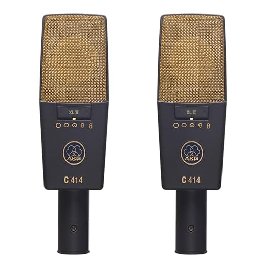 AKG C414XLII/ST - C-414 XL II st microfono Estudio Kit 2 micros + Maleta Aluminio