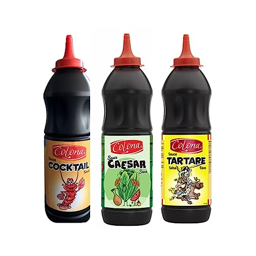 Lot sauce Colona : Cocktail – Caesar - Tartare (3x950ml)