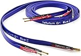 Tellurium Q Blue II Speaker Cables with Banana Ends (3 Meter)
