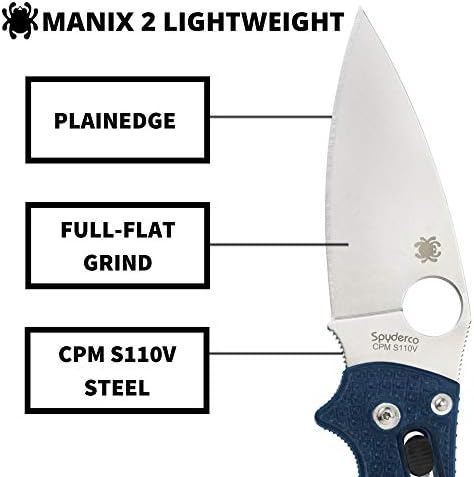 Spyderco Manix 2 Pocket Knife - Thumbnail 4