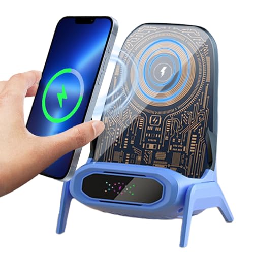 Sedia di ricarica per telefoni Caricatore rapido wireless per sedia Supporto di per telefono 3 in 1 Stazione di per cellulare portatile con