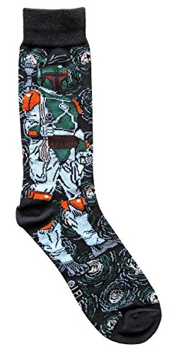 Star Wars Starry Night Themed Men's Crew Socks 5 Pair Pack #TOP2