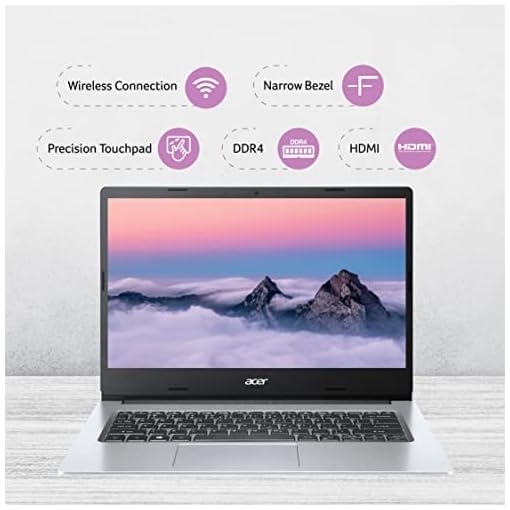 Acer Aspire 3 Made in India Laptop (Intel Celeron Dual-Core Processor N4500 | 4GB | 256GB SSD | Windows 11 Home | MS Office 2021 Home & Student | Silver| 1.45 kg) A314-35 with 14 inch HD Display - Image 4