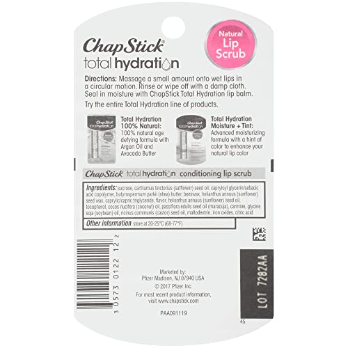 Chapstick Total Hydration Sugar Plum Flavor Conditioning Lip Scrub And Lip Exfoliator Jar - 0.27 Oz #TOP4