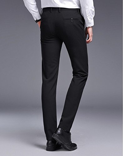 Slim Fit Suit Pants for Men Stretch Dress Pants Flat Front Business Separate Pants2