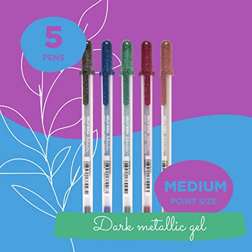 SAKURA Gelly Roll Metallic Gel Pens - Pack de 5 y 10 miniatura 2