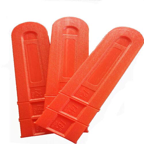 Chainsaw Cover,20" Chainsaw Bar Cover Durable And Universal Plastic Chainsaw Scabbard Cover(3PCS)