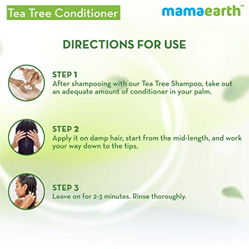Mamaearth Anti Dandruff Conditioner, With Tea Tree & Ginger Oil, For Dandruff Free Hair 250ml - Image 6