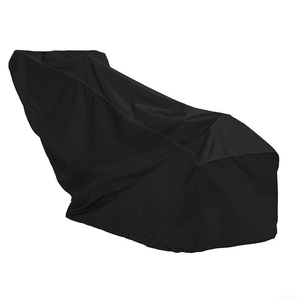 Housse de protection pour motoculteur en tissu Oxford imperméable à l'eau anti-poussière et anti-UV avec cordon de serrage réglable Noir 116 x 55 x 104 cm, Entretien pratique, noir