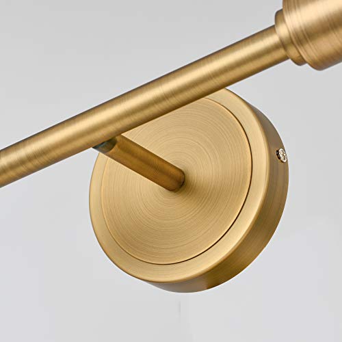 Passica Decor Double Classic Indusatrial Wall Light Antique Brass 2 Light Sconce Vintage Vanity Lamp Bathroom Farmhouse Sconces Wall Lighting Modern Indoor Light Fixture #TOP4