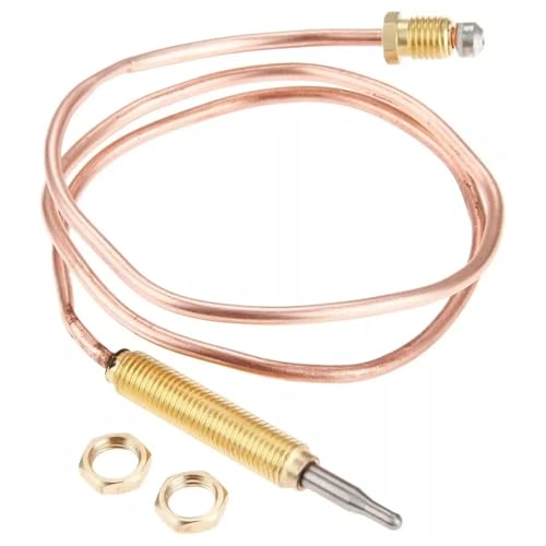 Evite fugas de gas con el termopar metálico de 60 mm y conector M8x1 de repuesto