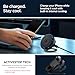 Spigen for MagSafe Charger, Qi2 Wireless Cooling Fan 15W OneTap Pro 3 Cryomax (MagFit) Compatible with iPhone 17/16/15/14/13/12 Pixel 10 Pixelsnap and More, Sleep Friendly Light - Black (Kickstand)