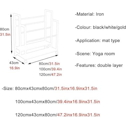 Rouleau en mousse double gain de place 120 cm structure blanche stable - 2