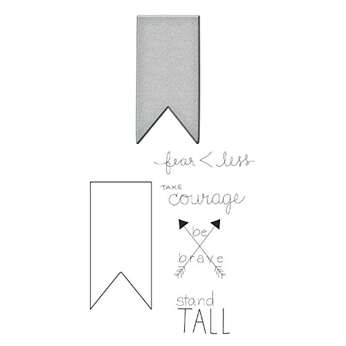 Spellbinders Spellbinders Stamp and Die Set-Fearless, Multicolor, 0.63 x 15.87 x 33.65 cm