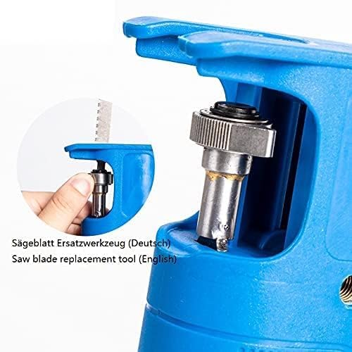 NALACAL Portable Reciprocating Saw Adapter with 3 Saw Blades, Electric Drill Compatible, Ideal for Wood and Metal