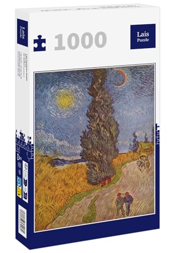 Preisvergleich Produktbild Lais Puzzle Vincent Willem Van Gogh - Landstraße mit Zypressen 1000 Teile