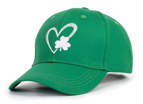 Casquette de baseball Saint-Patrick trèfle 4 feuilles vert ajustable accessoire