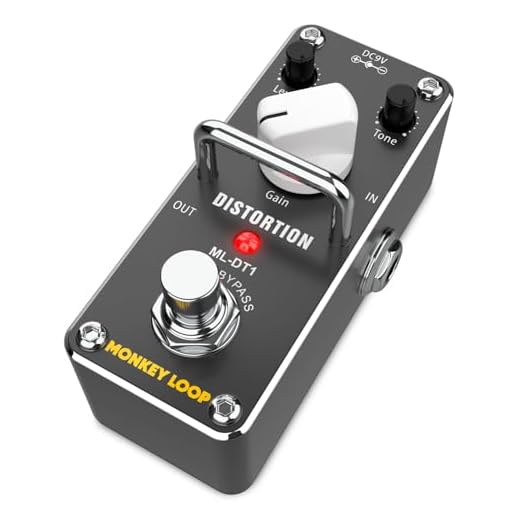 MONKEY LOOP ML-DT1 Pedal Efecto Distorsion para Guitarra