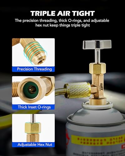 image for Orion Motor Tech R134a Can Tap, Puncture Style R134a Refrigerant Dispe