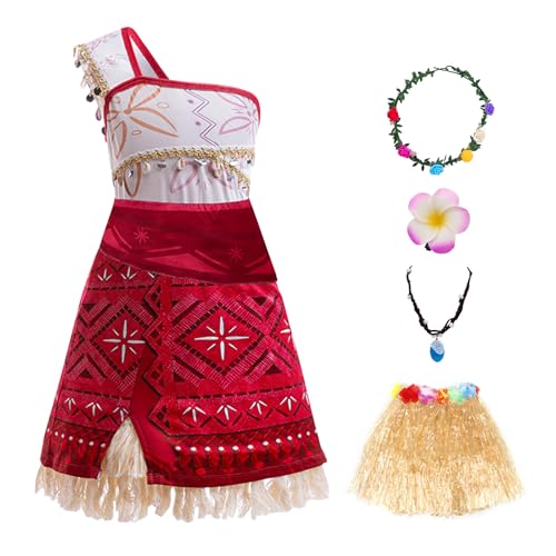 Kids Ocean Princess Costume Girls Adventure Theme Birthday Princess Dress up Outfit 3-10 Years