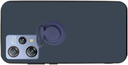 Miniatura 10 de Ranyi Funda para Blackview A53, Blackview A53 Pro, funda delgada y flexible de TPU sólido con soporte de anillo giratorio de 360 grados, funda de