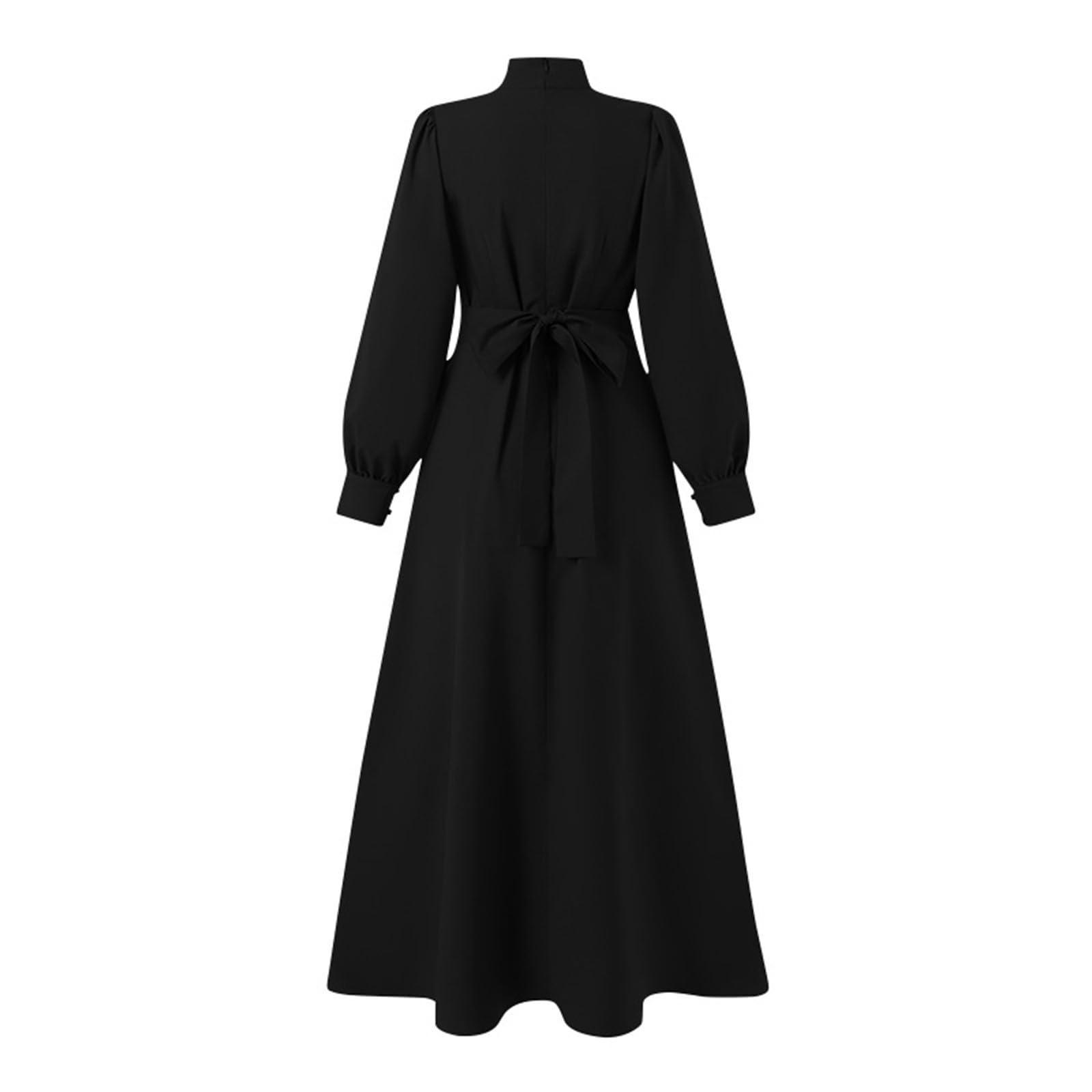 Robe d'invité de mariage 2026 pour femme, style de rue musulmane, taille haute, robe longue