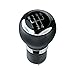 Produktbild L&P A268-2 Schalthebel Hebel Schaltknauf Schwarz 5 Gang 12mm kompatibel mit VW Golf 2 3 5 6 7 Passat 3B B5 3C B6 B7 VW Polo 6N 9N 6R PU Leder Knauf Schaltknopf Plug Play Ersatzteil 3C0711113
