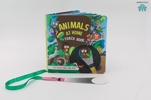 Image of Booktopus Torch Discovery Book - Jungle Animals Hidden Picture Book with Torch - Learning Activity Books for Kids 4+ Years: Torch Book