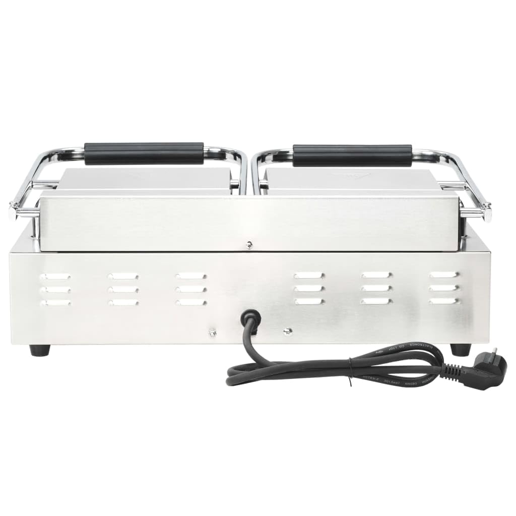 Generico Doppia Griglia per Panini Scanalata 3600 W 57x30,5x20 cm,Casa e Giardino,Cucina e Pranzo,Elettrodomestici,Piastre a Griglie elettriche-50751