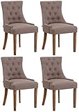 DIMENSIONES: Las sillas Chesterfield tienen las siguientes medidas aproximadas: Alto: 92 cm I Ancho: 55 cm I Profundidad: 58 cm I Altura del asiento: 50 cm I Superficie del asiento (AxP): 44 x 43 cm I Altura del respaldo: 44 cm I Altura del reposabrazos: 51 cm I Capacidad de carga máx.: 136 kg I Peso: 8 kg.
