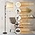 Floor Lamp for Living Room, Adjustable Height Standing Lamps with 350° Rotate Linen Lampshade, 67.5-Inch Brown Modern Tall Lamp Dimmable Floor Lamps for Corner Bedroom Home Office (Bulb Included)