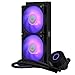 Cooler Master MasterLiquid ML240L V2 RGB Dissipatore CPU a Liquido – Illuminazione Effetti Luminosi, Pompa 3a Generazione, Ottimo Radiatore e Due Ventole SickleFlow da 120 mm